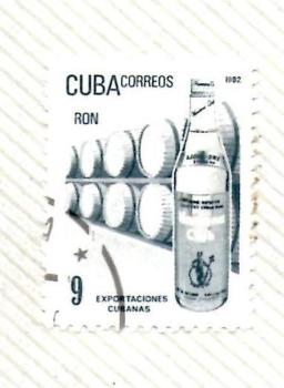 Cuba 9 Exportaciones Cubanas Ron 1982