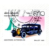 _Laos 2.00 k Automoviles Antiguos Ballot 1925