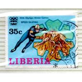 Liberia 35c XII Juegos Olimpicos de Invierno