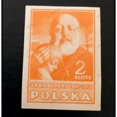 Nuevo sello clásico polaco sin perforar - Brat Alber