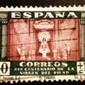ESPAÑA 1940  XIX Centenario de la venida de la Virgen del Pilar a Zaragoza