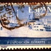 ESPAÑA 1956  Exposición Flotante en el buque “Ciudad de Toledo”
