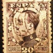 ESPAÑA 1930-1931  Alfonso XIII. Tipo Vaquer de perfil
