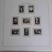 Hojas para sellos de España 1975-1979 con filoestuches